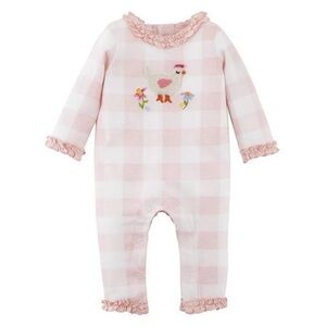 Mudpie embroidered chicken onesie
